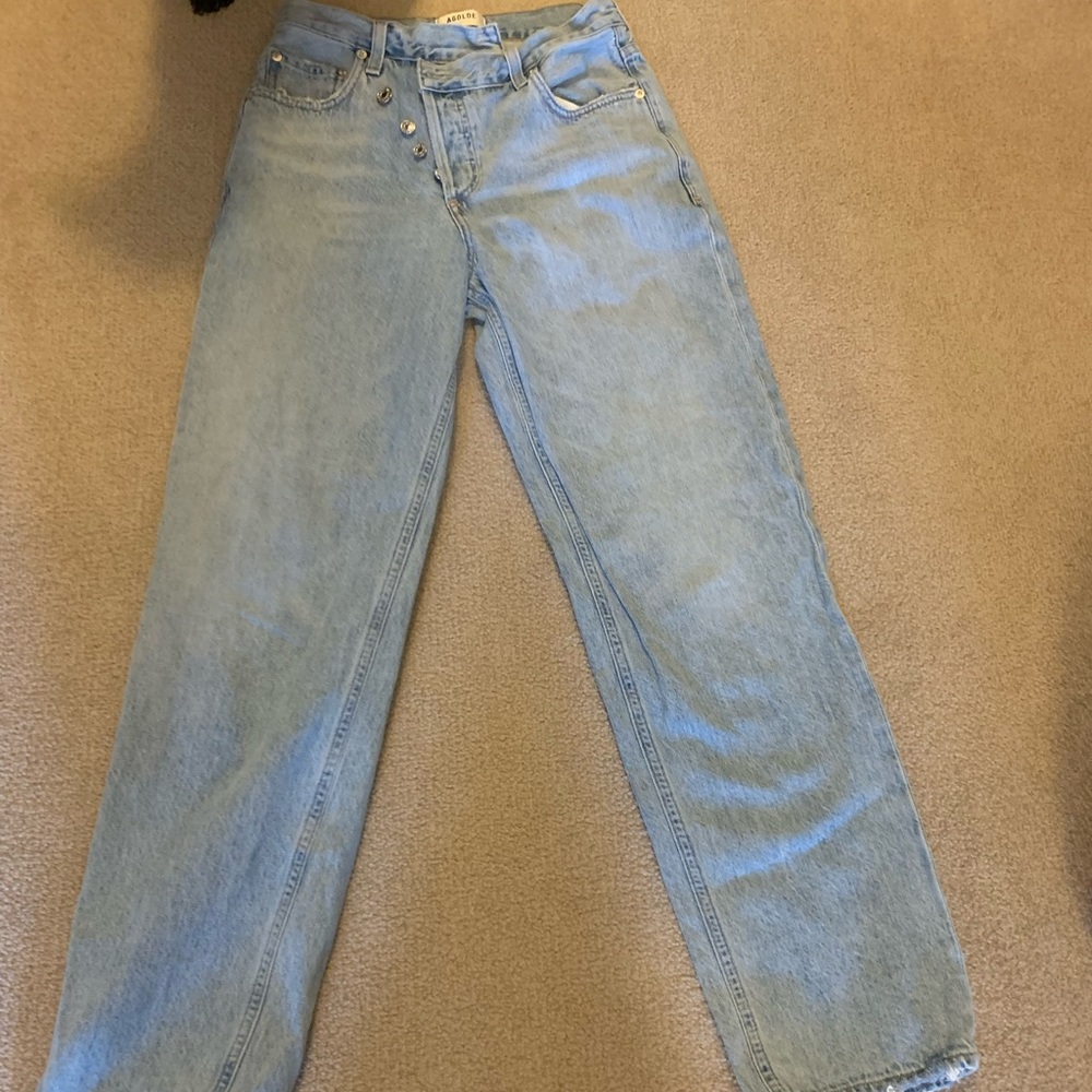 AGolde Criss Cross Denim